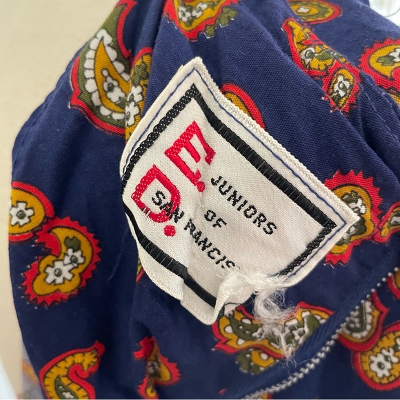 Vintage 70s Paisley Corset Empire Waist Maxi Dress - Picture 6 of 7